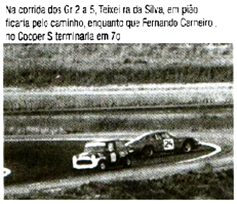 Inauguração do Autódromo Internacional de Luanda , Zé Luis faz um pião com o Renault Alpine A-110 1600 S