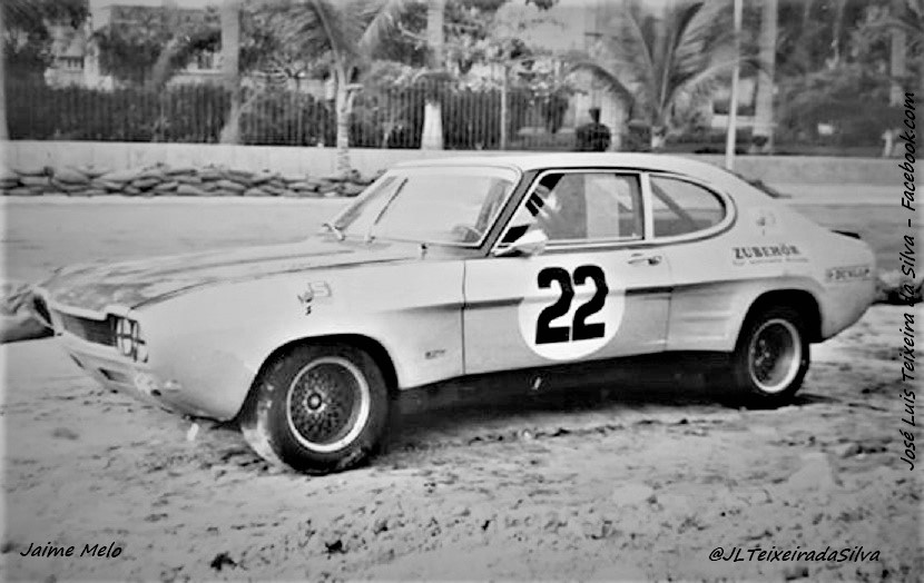 O Ford Capri 2600RS , após despiste .